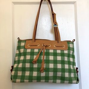 Dooney & Bourke fabric and leather bag